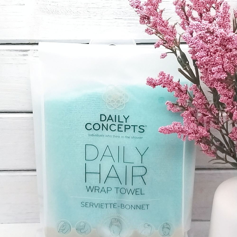 Daily Concepts Hair Wrap Towel in Light Blue